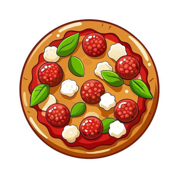 Vettore illustrazione di alimenti freschi