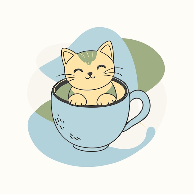 Illustrazione di animali domestici adorabili per la Giornata Internazionale del Gatto