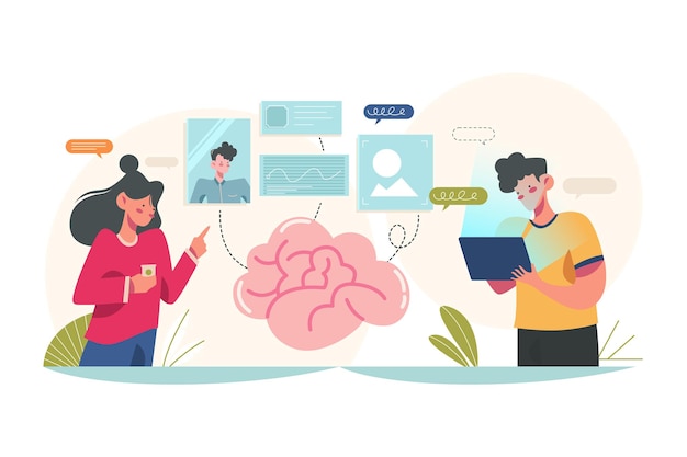 Illustrazione di apprendimento profondo
