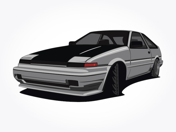 Vettore illustrazione di auto personalizzate