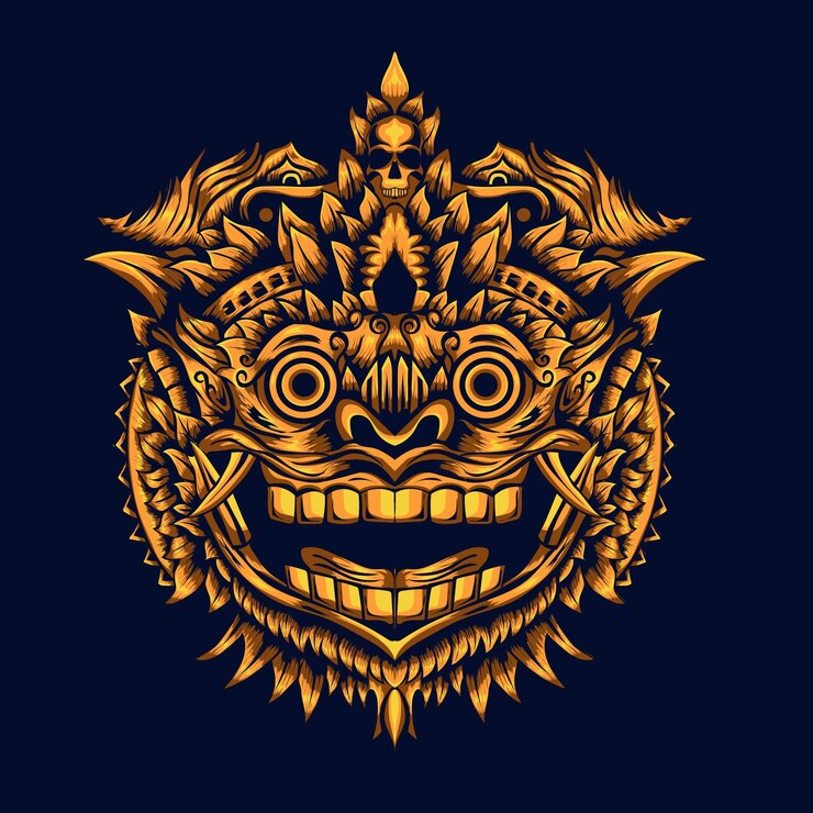 Illustrazione di Barong balinese