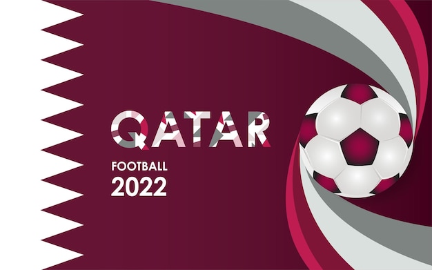 Illustrazione di calcio Qatar