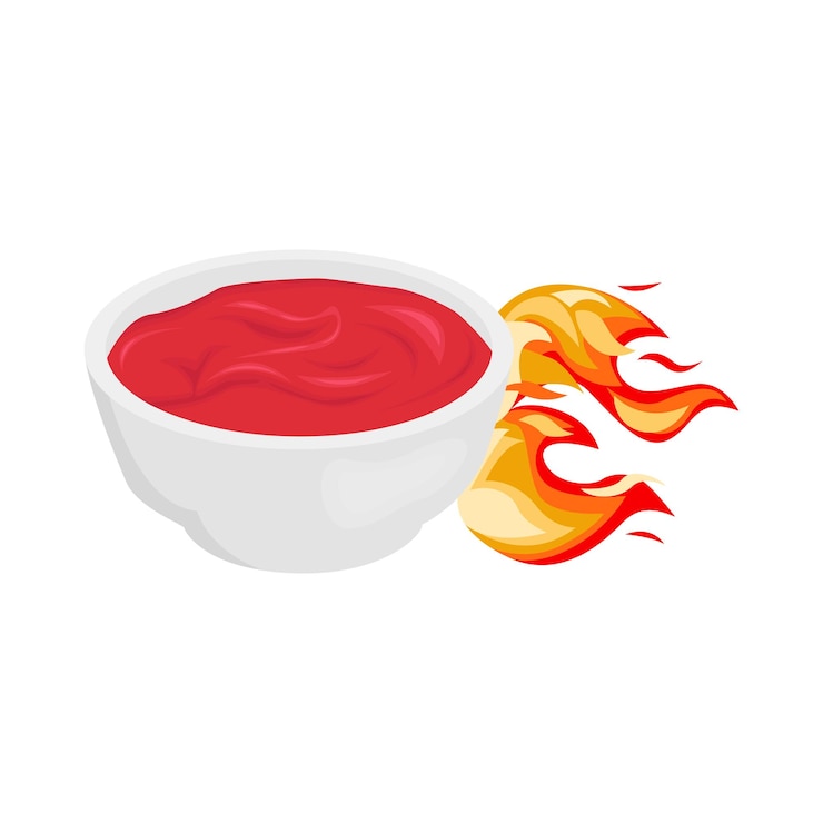 Vettore illustrazione di caldo