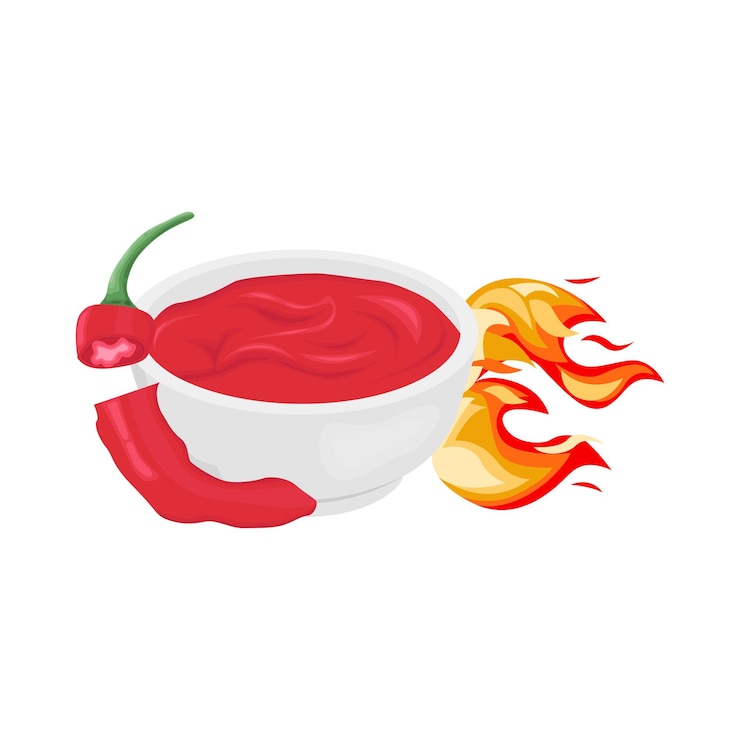 Vettore illustrazione di caldo