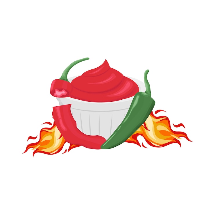 Vettore illustrazione di caldo