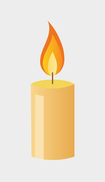 illustrazione di candela