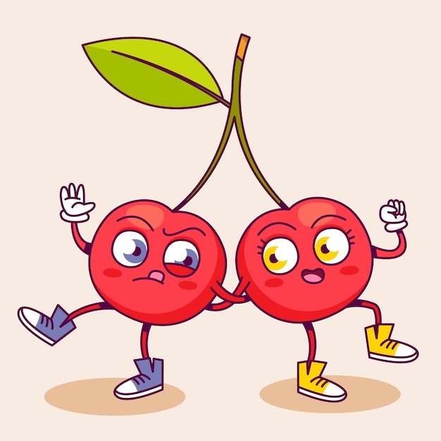Illustrazione di cartoni animati alimentari