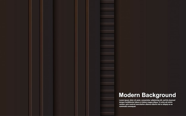 Illustrazione di colore nero e marrone del fondo astratto