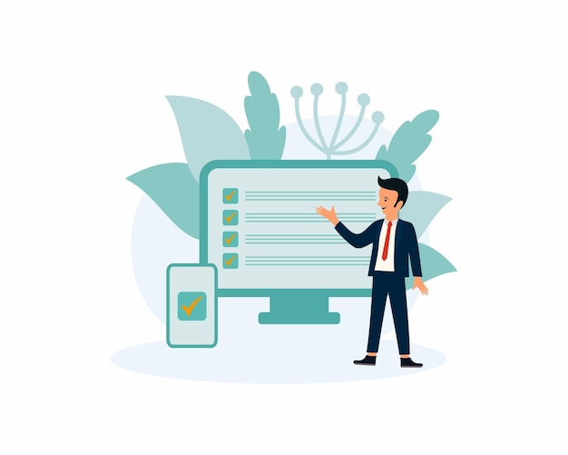 Illustrazione di compatibilità cross browser ispirazione per il design esclusivo