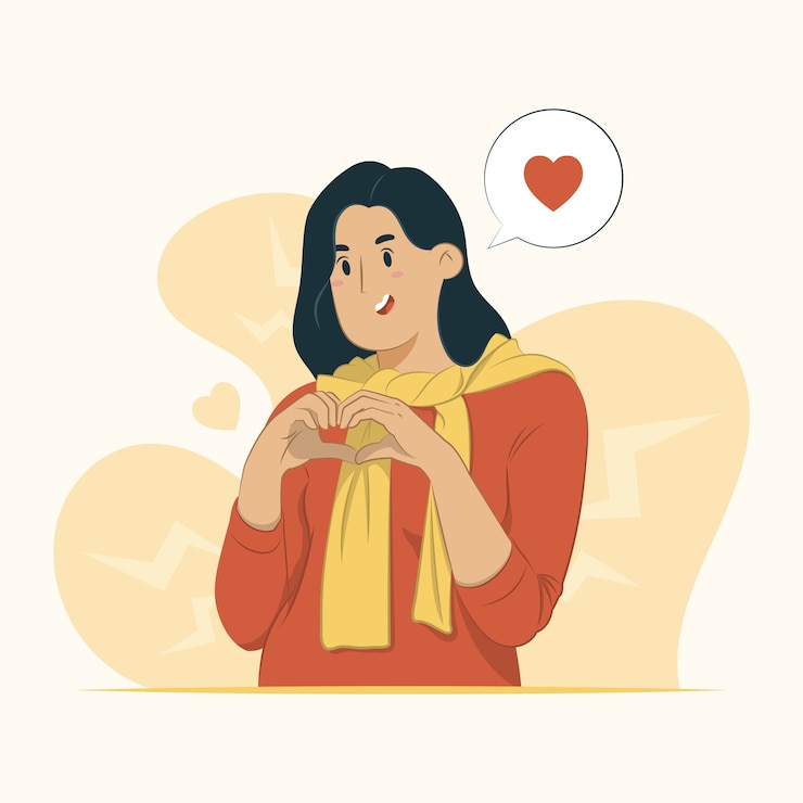 Illustrazione di concetto appassionato
