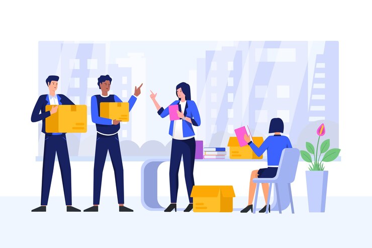 Vettore illustrazione di concetto di lavoro di squadra