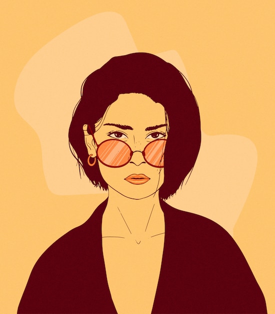 Illustrazione di donna potente