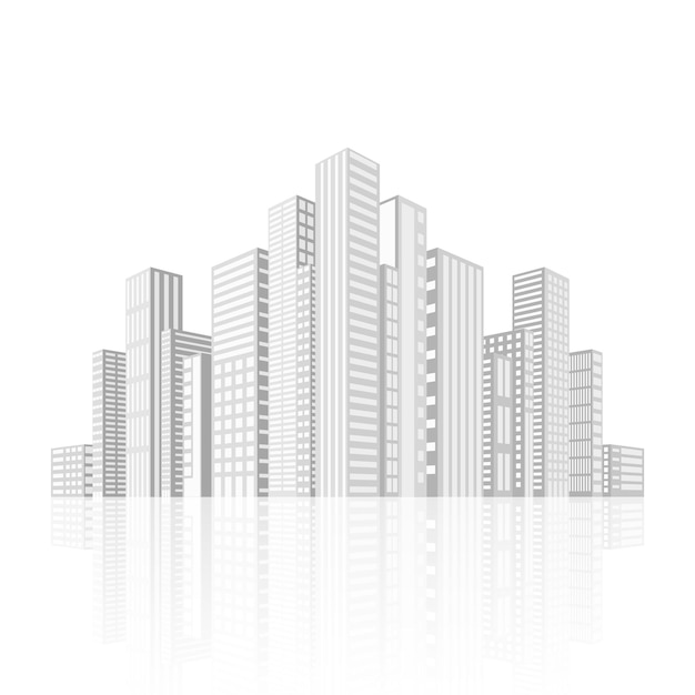 Illustrazione di edifici e città