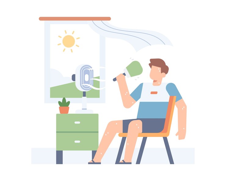 Illustrazione di estate calda