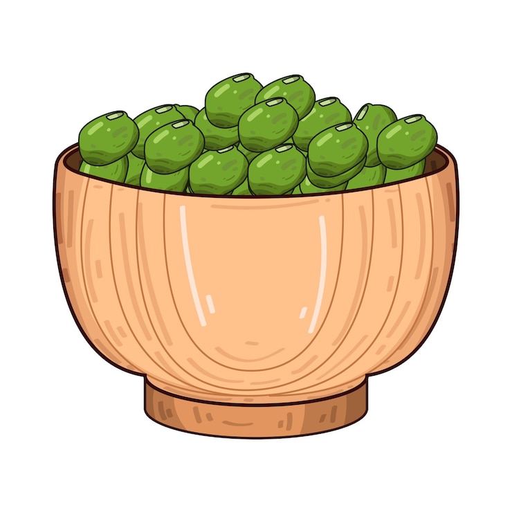 Vettore illustrazione di fagioli