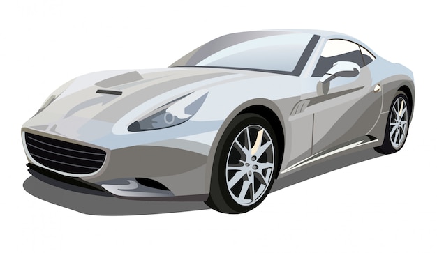 Illustrazione di Ferrari California Sport Car