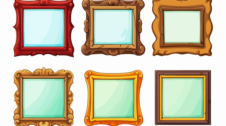 Vettore illustrazione di fotogramma vettoriale di cartoni animati isolata su sfondo bianco