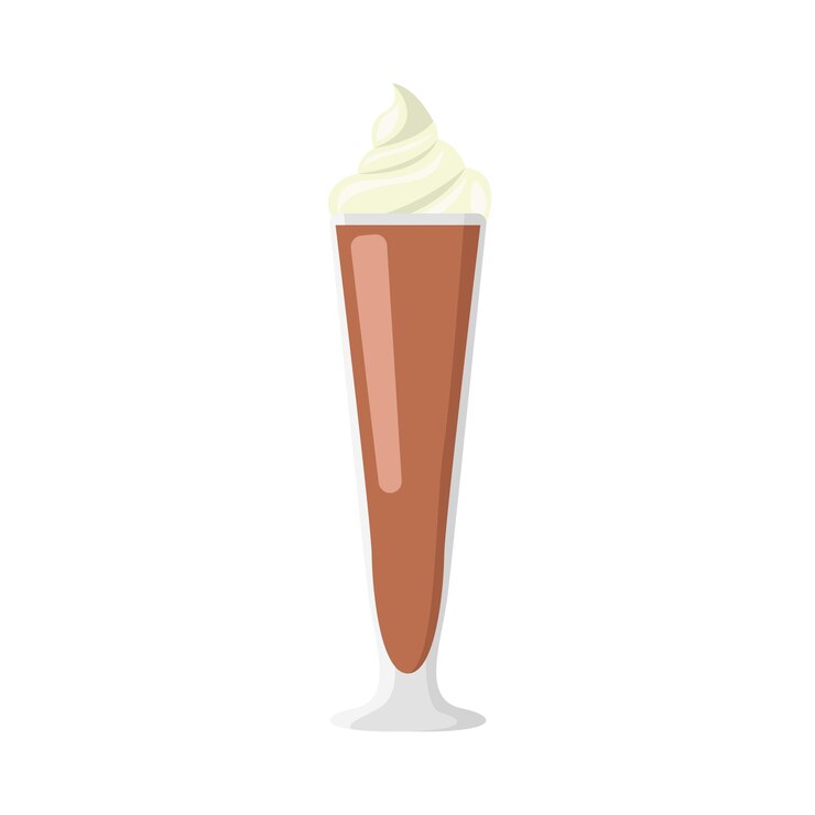 Vettore illustrazione di frappè