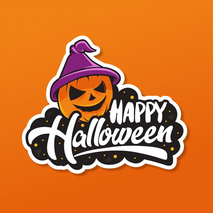 Vettore illustrazione di halloween felice