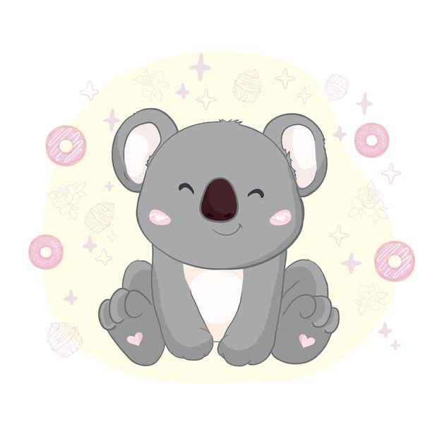 Illustrazione di Koala carino