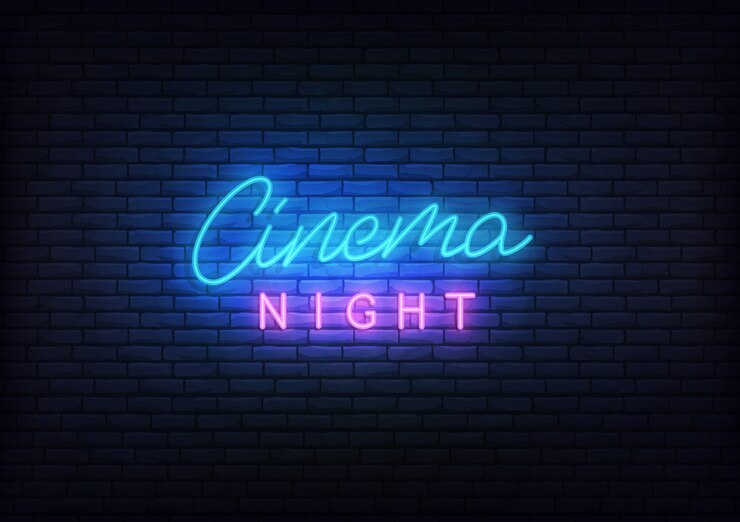 Vettore illustrazione di luce al neon