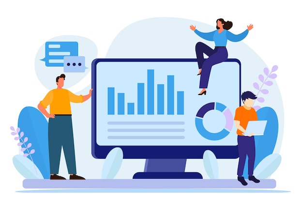 Illustrazione di marketing digitale