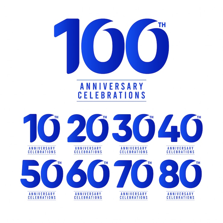 Illustrazione di progettazione del modello di celebrazioni di anniversario