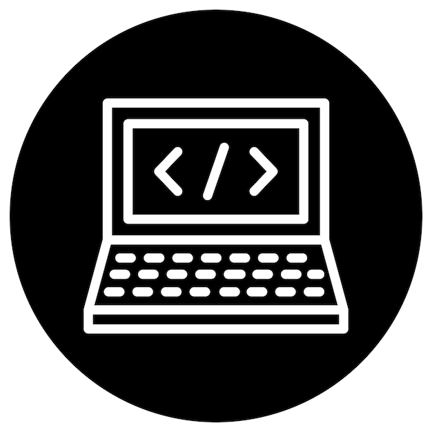 Illustrazione di progettazione di icone vettoriali hackerate