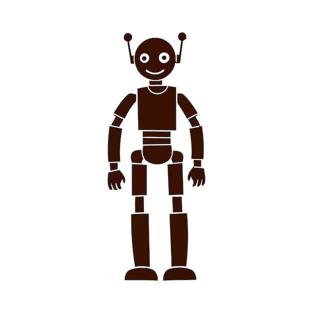 Illustrazione di robot dei cartoni animati