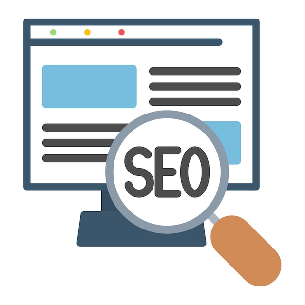 Illustrazione di Seo Flat