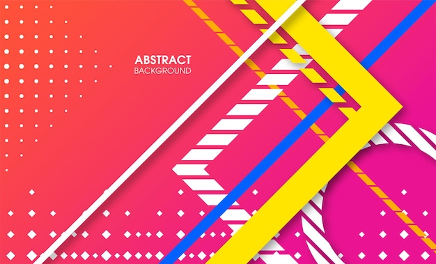 Illustrazione di sfondo astratto geometrico