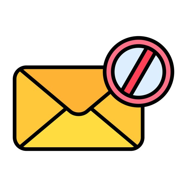 Illustrazione di Spam Flat