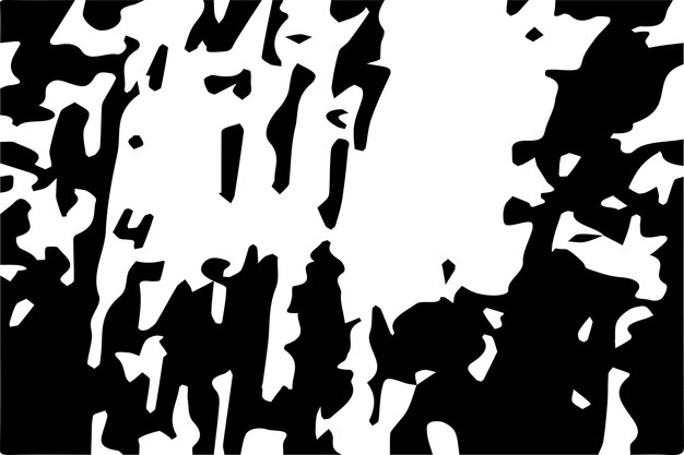 illustrazione di texture nera ruvida o grunge su bianco per sfondo o uso commerciale