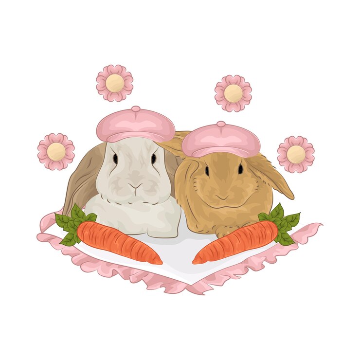 Vettore illustrazione di un coniglio