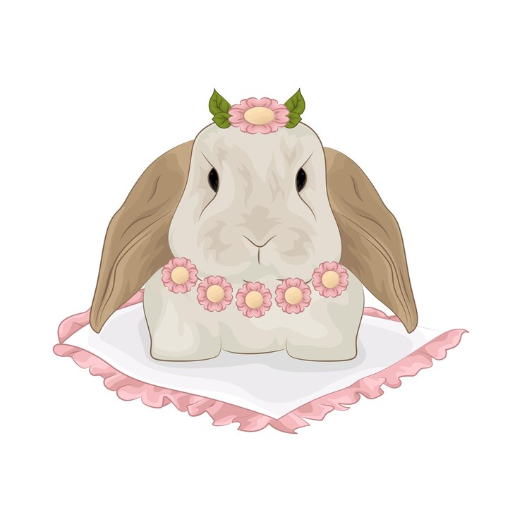 Vettore illustrazione di un coniglio