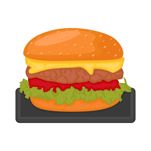 Illustrazione di un hamburger