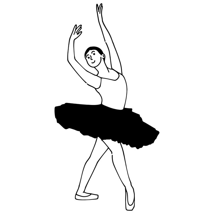 Illustrazione di una donna che balla