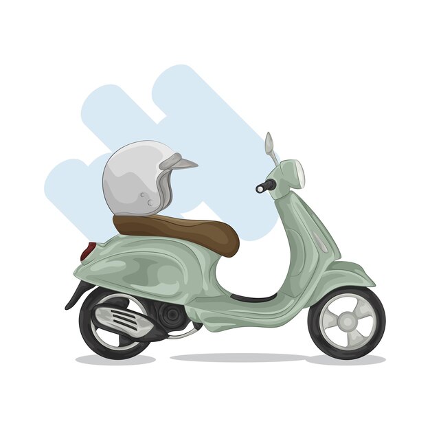 Illustrazione di uno scooter