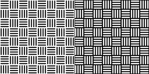 Illustrazione di vettore del modello astratto senza cuciture in bianco e nero