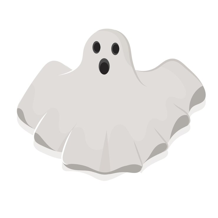 illustrazione di vettore di halloween del personaggio del fantasma della festa di halloween