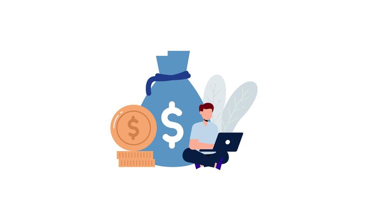 Illustrazione di vettore di investimento finanziario