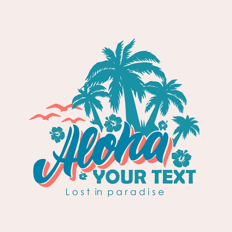 Illustrazione di vettore di progettazione di Aloha