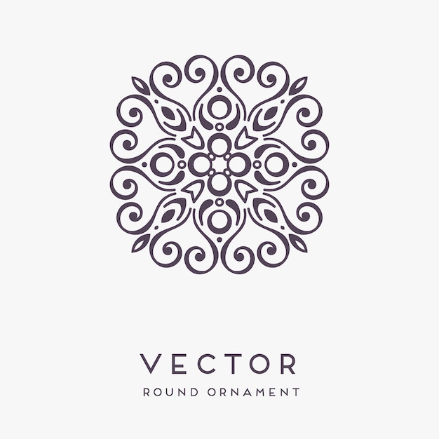 Illustrazione disegnata a mano decorativa della mandala