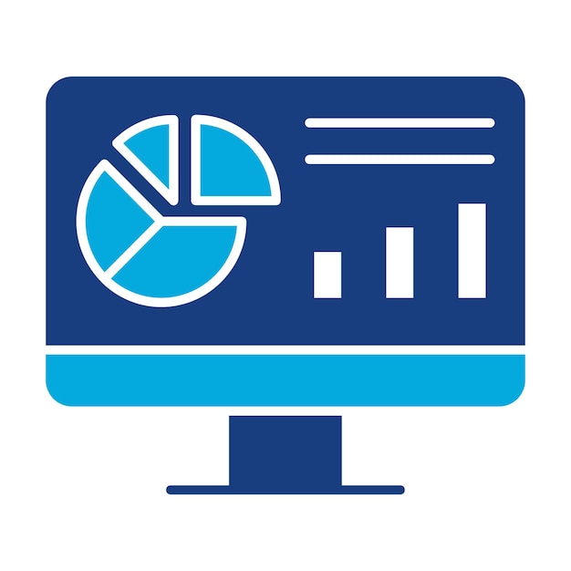 Illustrazione Duotone della dashboard del sito web