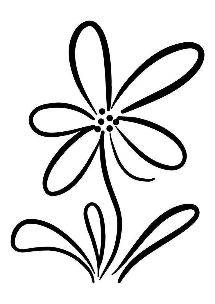 Vettore illustrazione floreale vettoriale astratta disegnata a mano modello senza cuciture elemento doodle