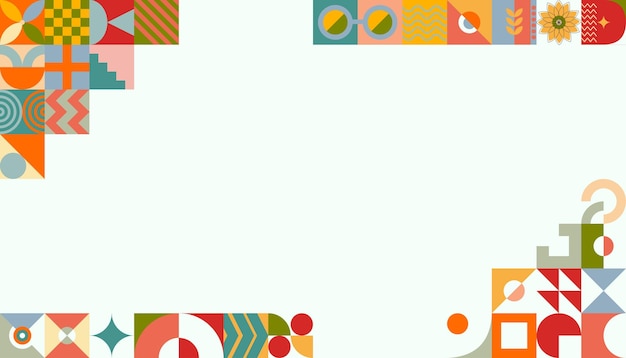 Illustrazione grafica vettoriale dello sfondo geometrica astratta buona per carta da parati sfondo web