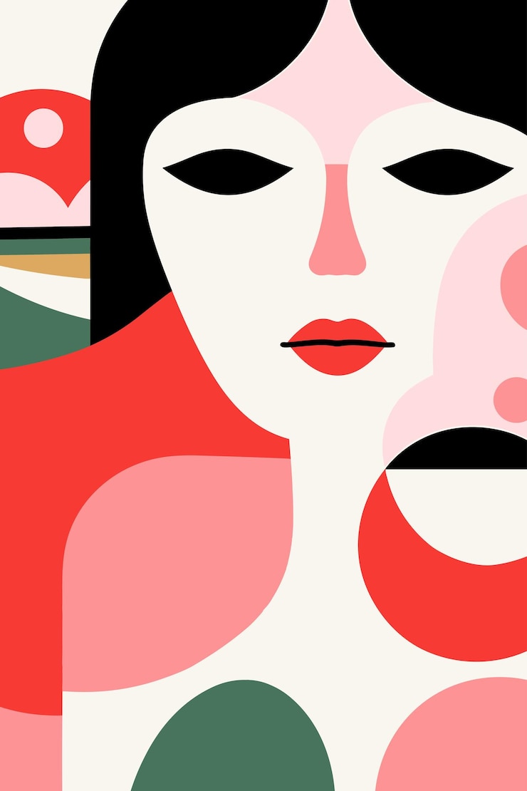 Vettore illustrazione minimalista