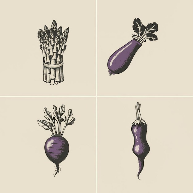 Illustrazione organica vegetale