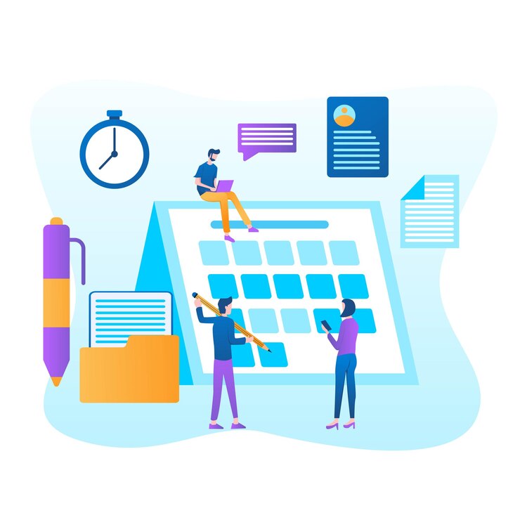 Illustrazione piana di Task Manager