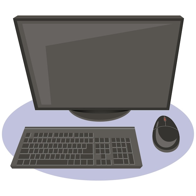 illustrazione piatta del computer portatile